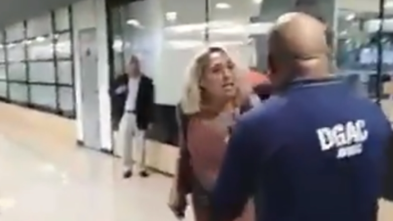 La extraña escena que protagonizó la 