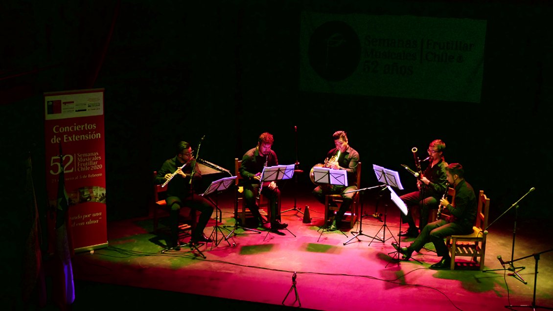 Semanas Musicales: Quinteto de Vientos USACH debutó en concierto en Bariloche