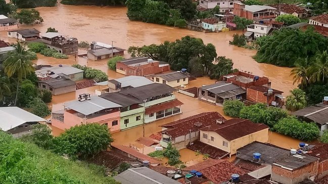 Intensas lluvias dejan 44 muertos y casi 14 mil desplazados en el sureste de Brasil