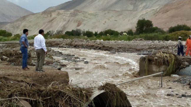 Municipio de Arica plan inició plan de contingencia por activación de quebradas
