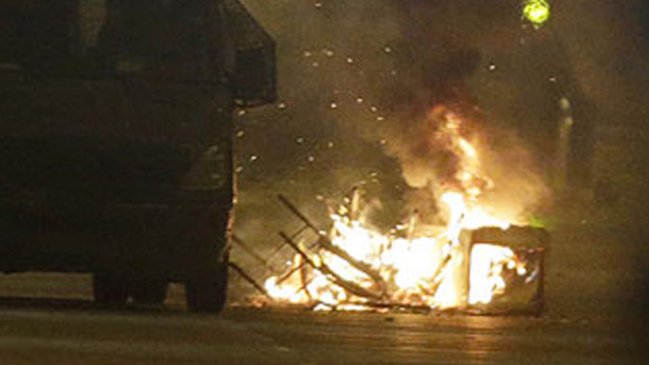 Pedro Aguirre Cerda: Un chofer del Transantiago herido tras ataque con piedras, palos y bombas molotov