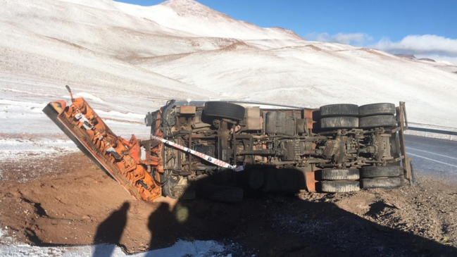 El viento blanco y la nieve obligaron al cierre anticipado del Complejo Integrado Jama e Hito Cajón