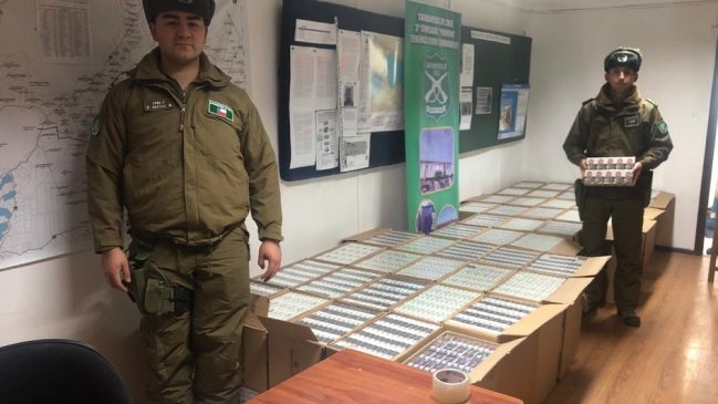 Decomisan más de 23 mil cajetillas de cigarrillos en Tierra del Fuego