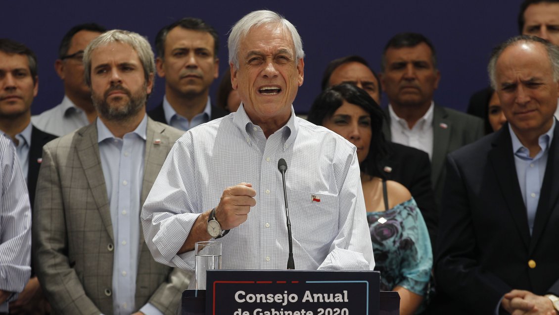 Presidente Piñera delineó los cuatro pilares de su hoja de ruta 2020