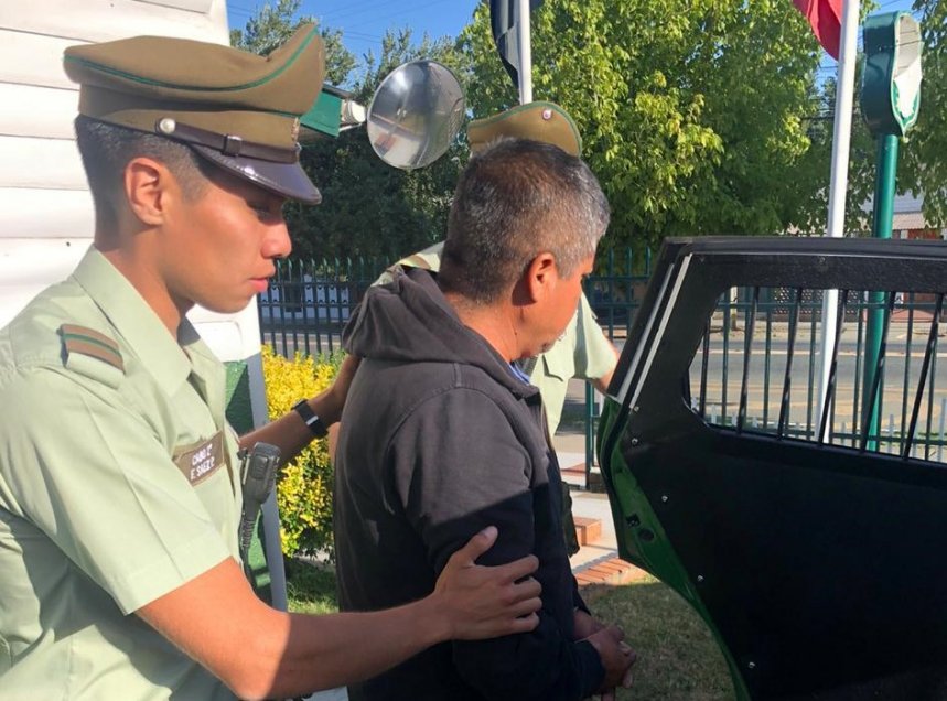 En San Carlos detuvieron a sujeto acusado de violar a un menor en la Región de O'Higgins