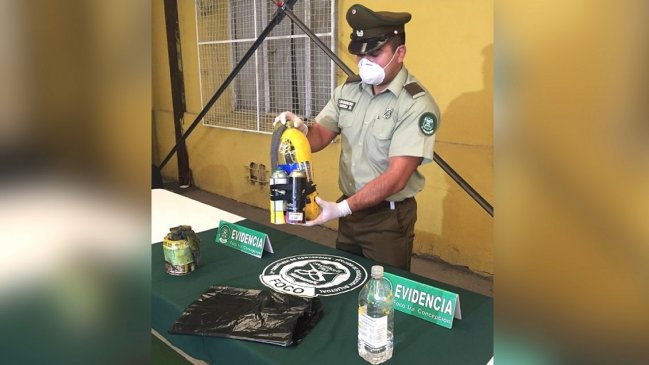 Concepción: Subcomisaría en construcción fue atacada con bomba molotov