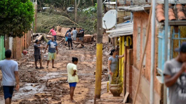 Brasil: Fallecidos por lluvias subieron a 58 en el estado de Minas Gerais