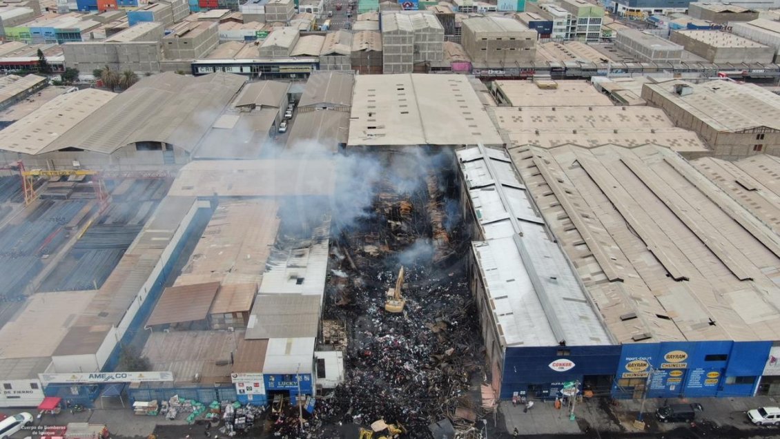 Detienen a presunto autor material de incendio que afectó por más de 30 horas a empresa textil