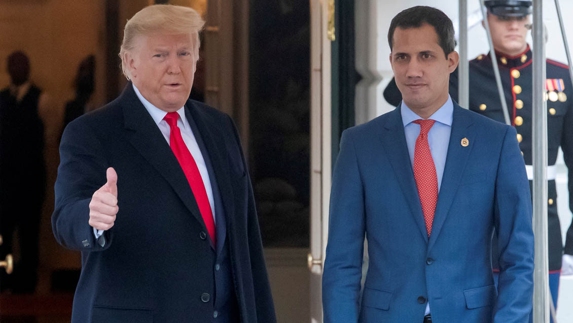 Donald Trump recibió a Juan Guaidó en la Casa Blanca