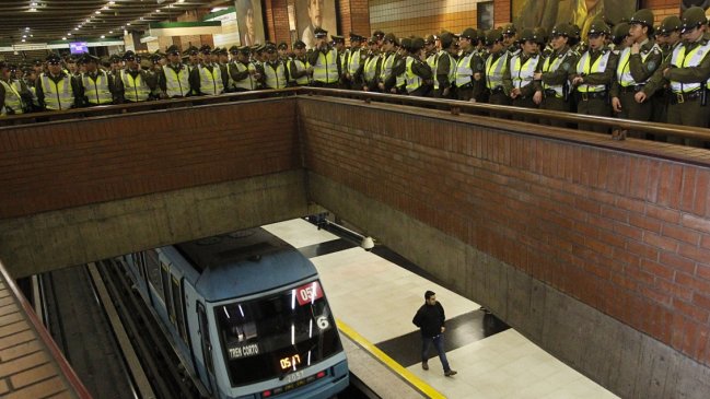Carabineros retiró polémica comisaría de la estación Baquedano