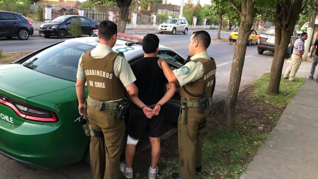 Detienen a sujeto acusado de microtráfico de drogas en Machalí