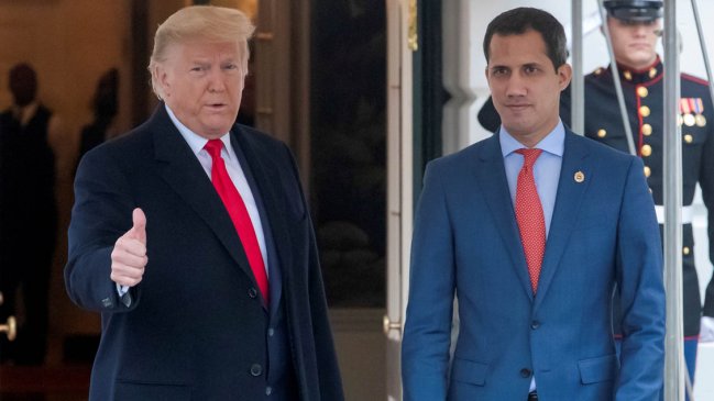 Donald Trump recibió a Juan Guaidó en la Casa Blanca