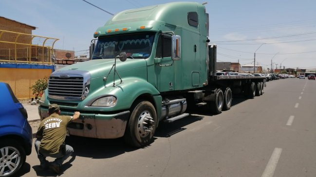 Camión robado en Puerto Montt apareció en Arica