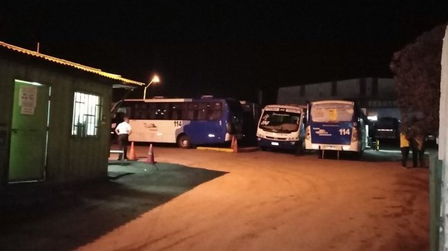 Dos personas asaltaron garita de la línea 114 del TransAntofagasta