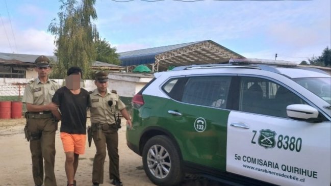 Detuvieron a sujeto acusado de robar la recaudación de un almacén en Quirihue