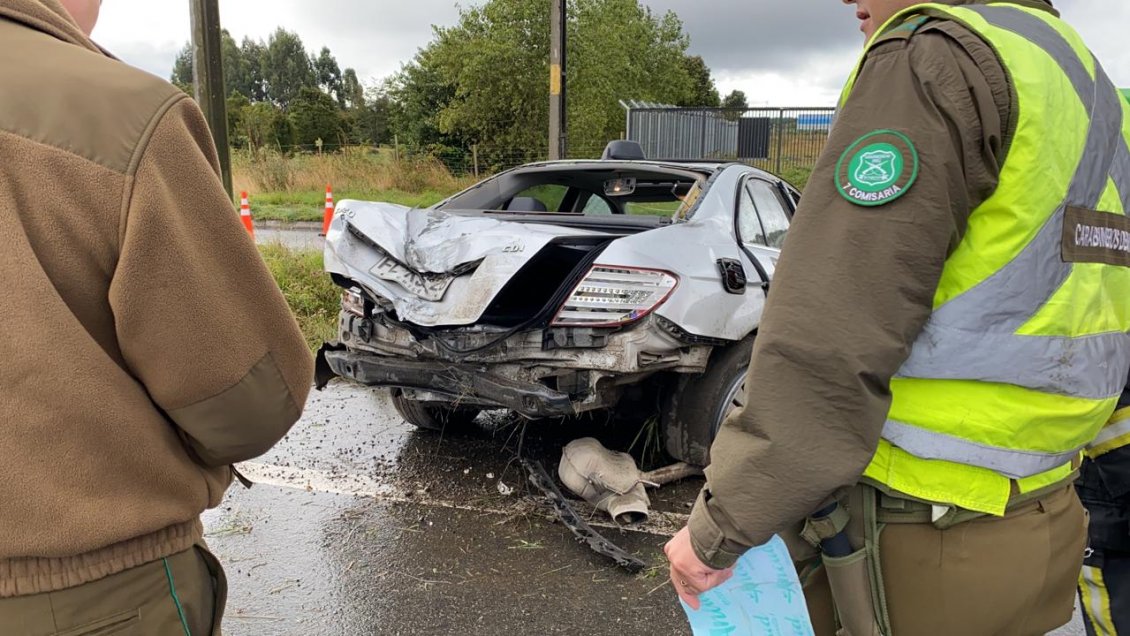 Accidente de tránsito dejó cuatro lesionados en ruta hacia Pargua