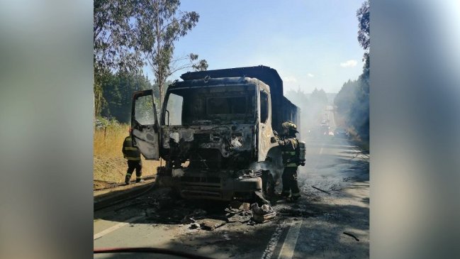 Cañete: Adulta mayor murió en choque con un camión que fue quemado en un atentado