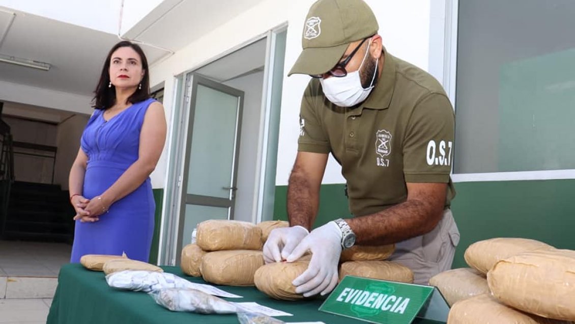 Carabineros incautó 12 kilos de marihuana en bus interprovincial a la salida de Caldera