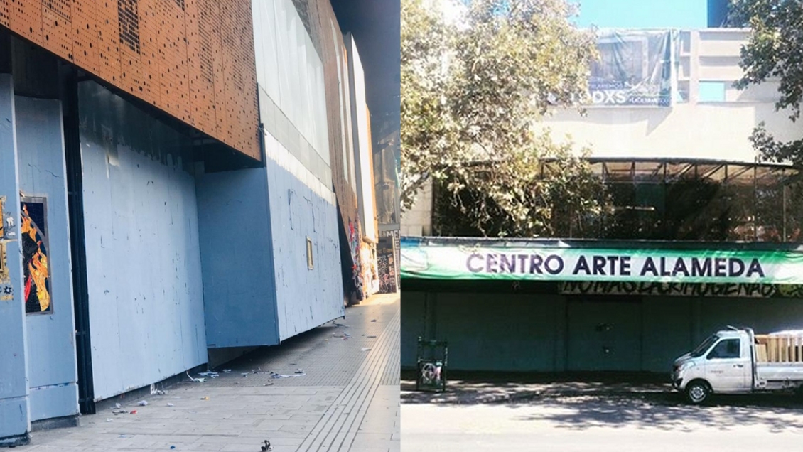Desconocidos borran intervenciones en fachadas del GAM y Centro Arte Alameda