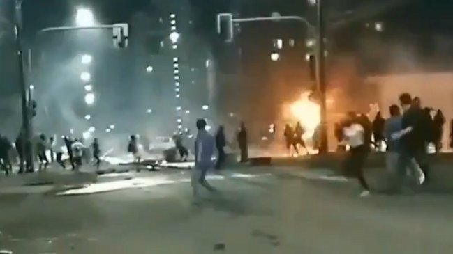 Nueva jornada de enfrentamientos en Iquique