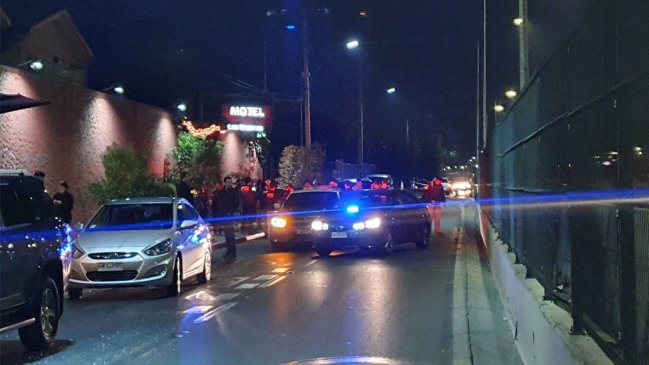 Delincuente murió abatido por PDI que se defendió de asalto fuera de un motel en La Cisterna