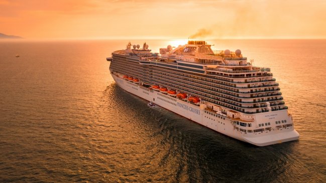 Chilenos que viajaban en crucero 