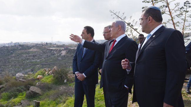 Comité de Israel y EE.UU. se reúne para planificar anexión