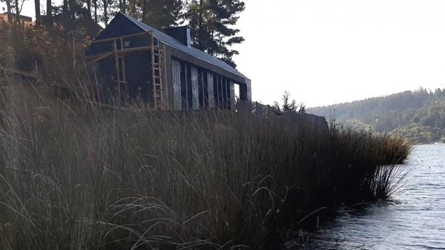 Denuncian edificaciones ilegales al borde del Lago Vichuquén: 
