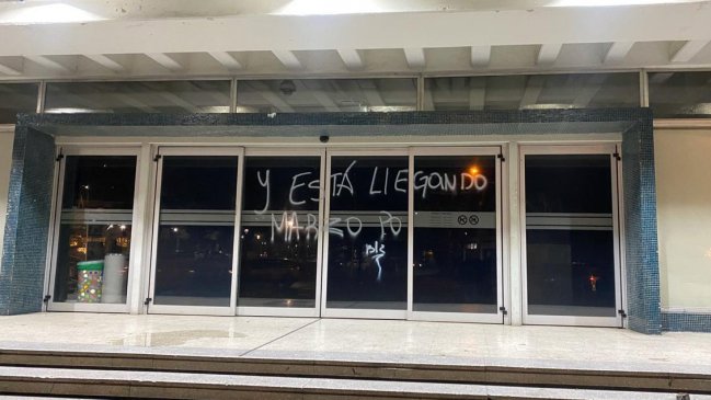 Nuevos incidentes y rayados afectaron al campus de la Universidad de Concepción