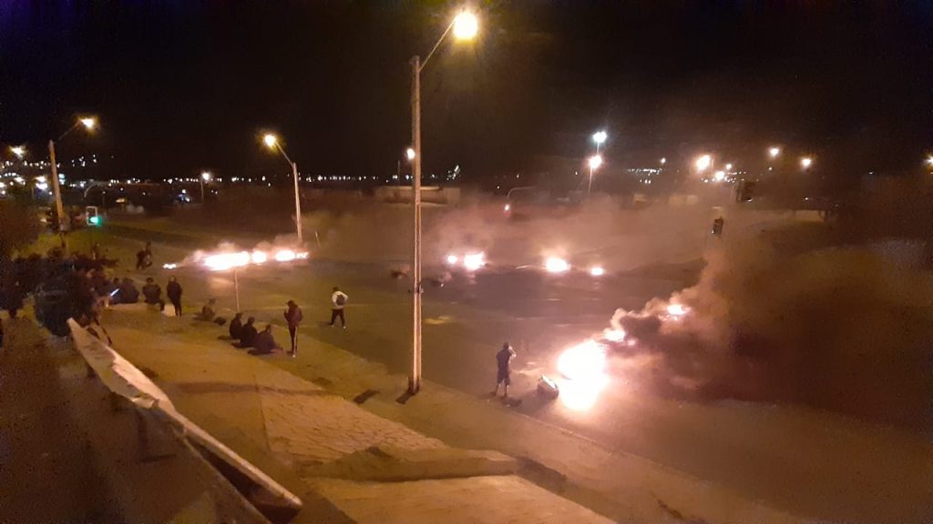Carabineros detuvo a 13 personas por desórdenes durante las manifestaciones en Copiapó