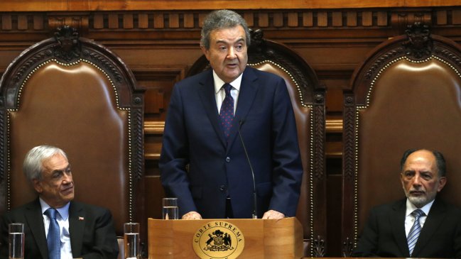 Presidente de la Suprema manifestó su pesar por 