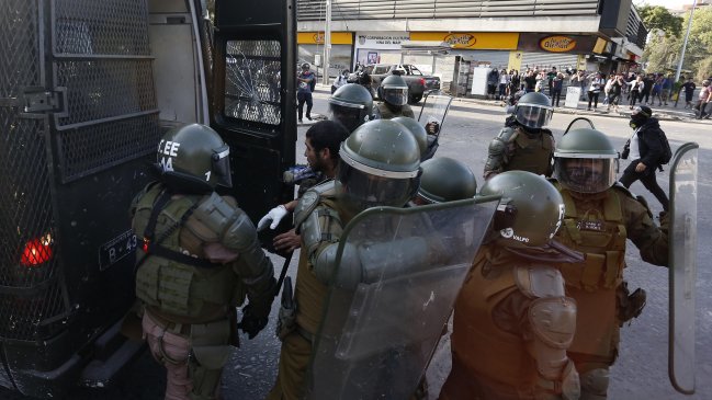 Nueva jornada de protestas e incidentes concluyó con 29 detenidos en Temuco