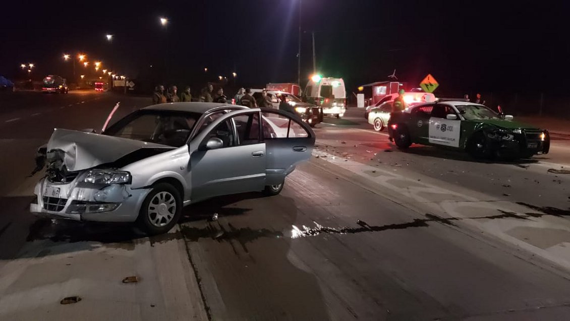 Hombre murió baleado por carabineros tras chocar patrulla policial