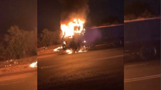 Murió camionero que sufrió quemaduras en atentado incendiario en Victoria