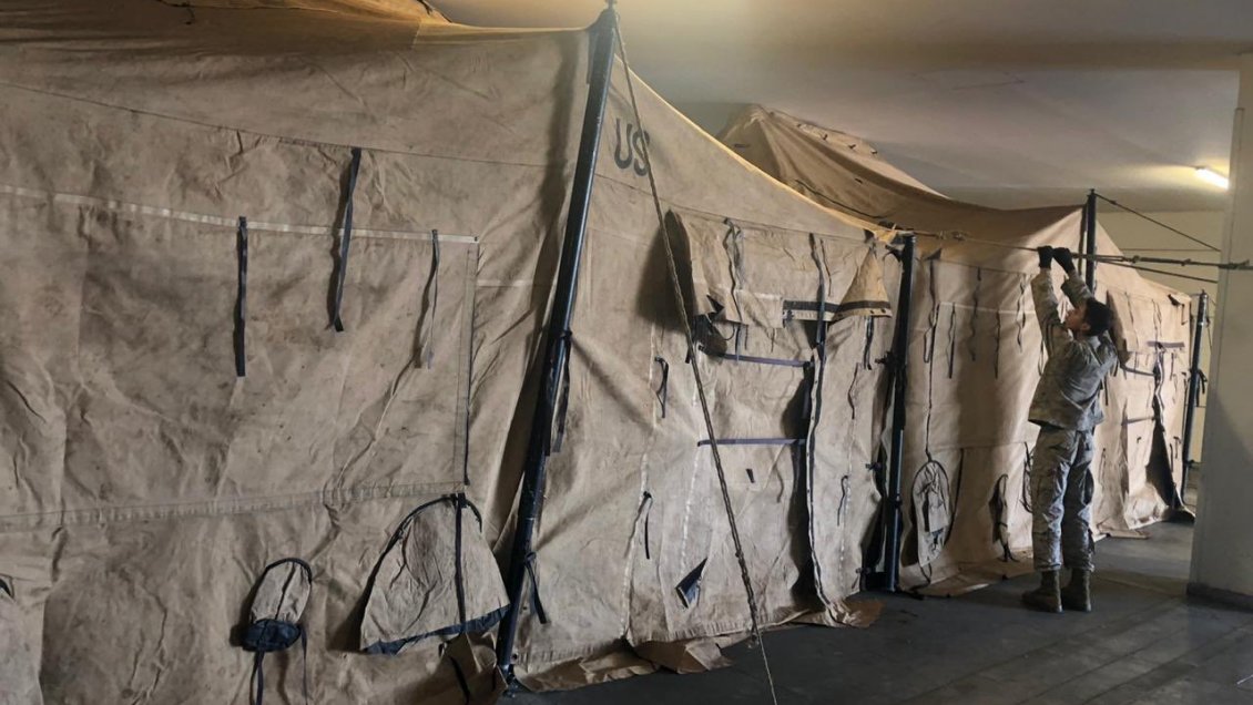 Coronavirus: Gobierno ordenó al Ejército retirar carpas que instaló en el Hospital de Talca