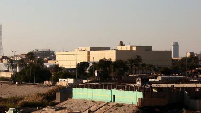 Dos cohetes impactaron en las inmediaciones de la embajada de EEUU en Bagdad