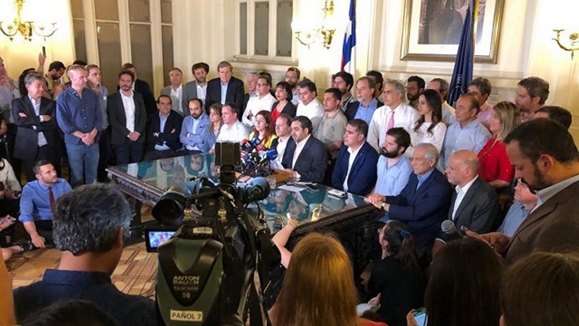 Presidentes de la Cámara y el Senado convocaron reunión con los firmantes del acuerdo constitucional