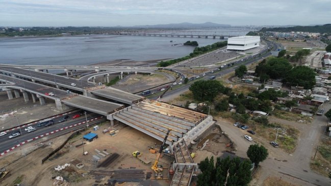 Este sábado se habilita el brazo oriente del Puente Bicentenario de Concepción