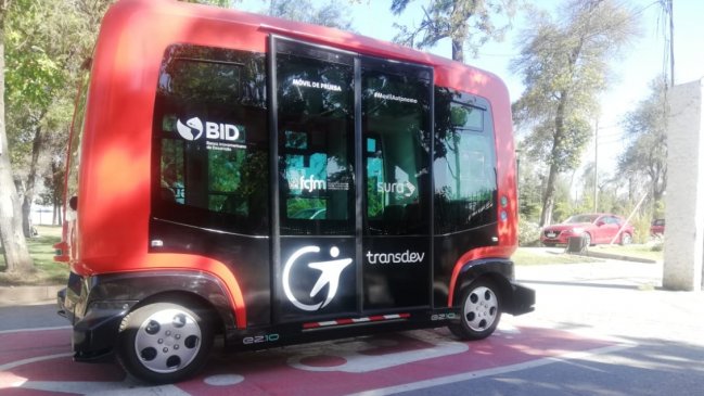 Concluyeron las pruebas del minibús autónomo que funcionó en el Parque O'Higgins