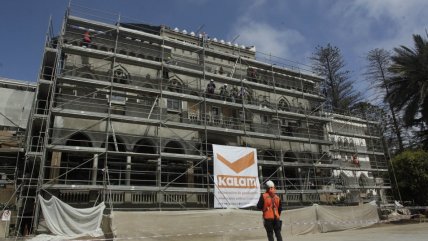  Restauración del Palacio Vergara presenta un 80 por ciento de avance  