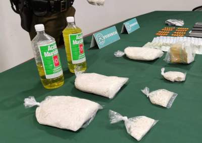 Desarticulan laboratorio clandestino de drogas en La Serena