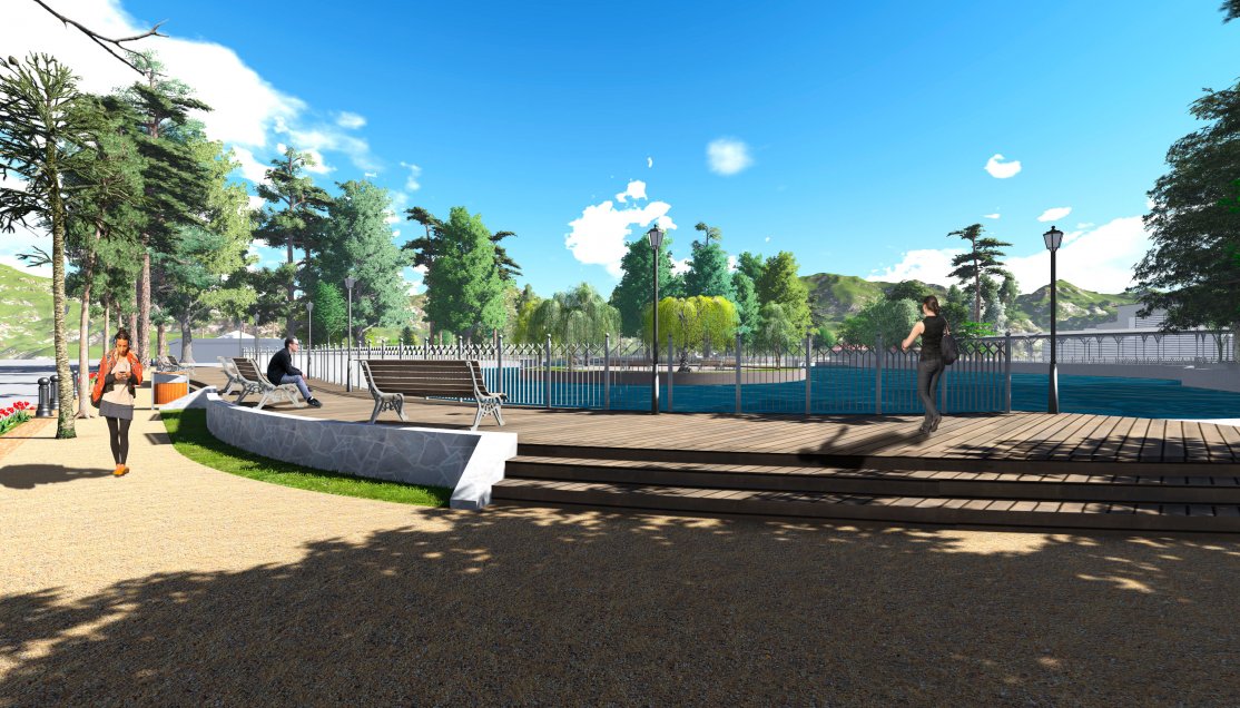 San Carlos: Mejoramiento del Parque Lacustre Quirell presenta 45% de avance