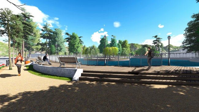 San Carlos: Mejoramiento del Parque Lacustre Quirell presenta 45% de avance