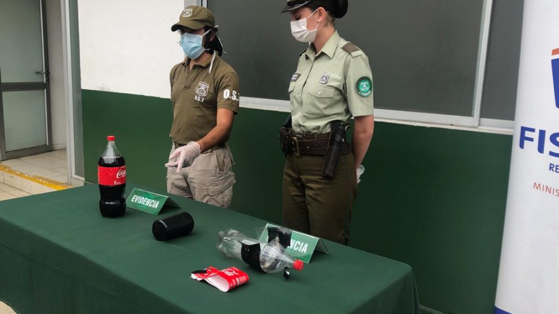 Narcotraficantes viajaban en bus y ocultaban cocaína en botellas de bebida