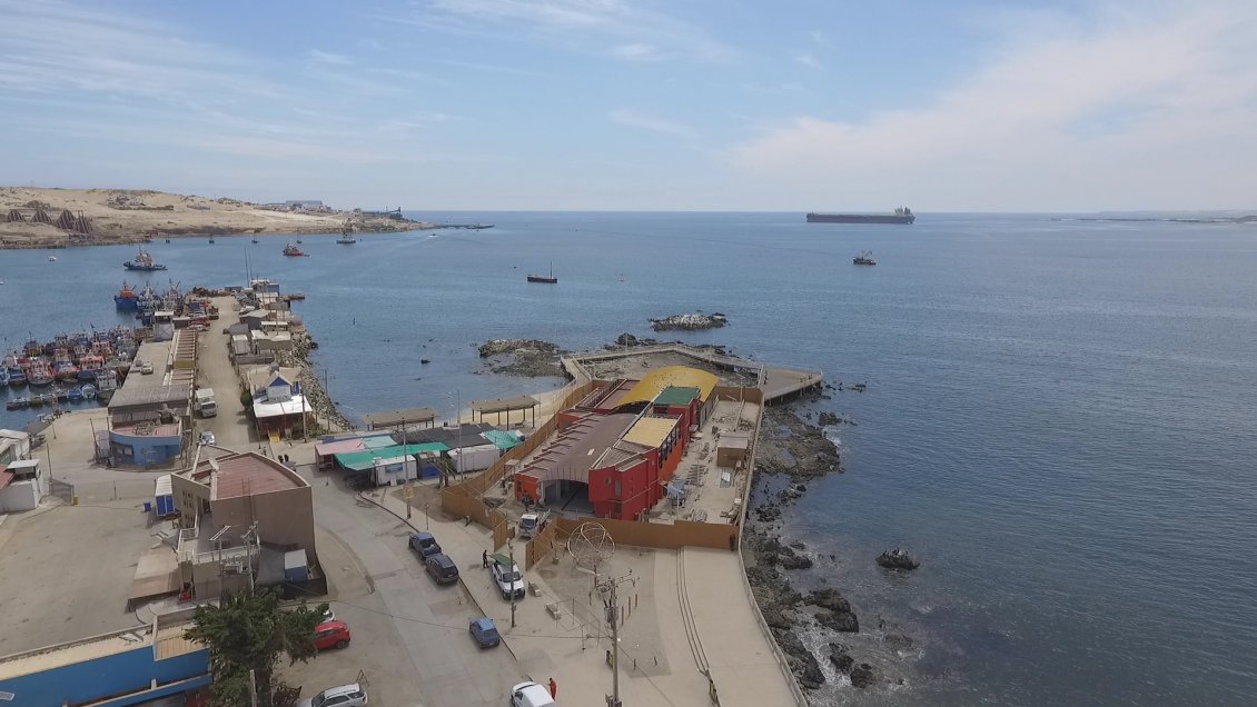 Mejoramiento del terminal pesquero de Caldera lleva un 80% de avance