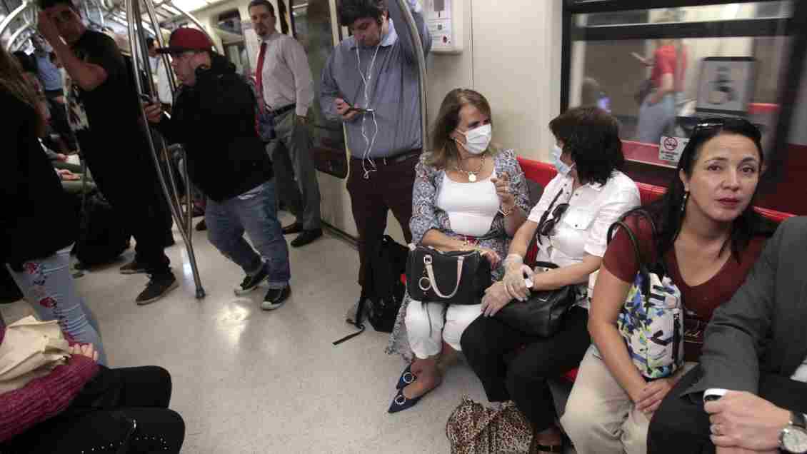 Afluencia de pasajeros en el Metro bajó 25 por ciento este lunes