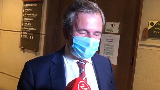 Presidente de la Cámara Baja reprochó a diputado que dio entrevista con mascarilla