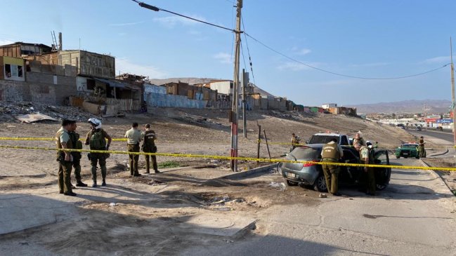 Tres sujetos fueron detenidos tras protagonizar una persecución policial en Arica