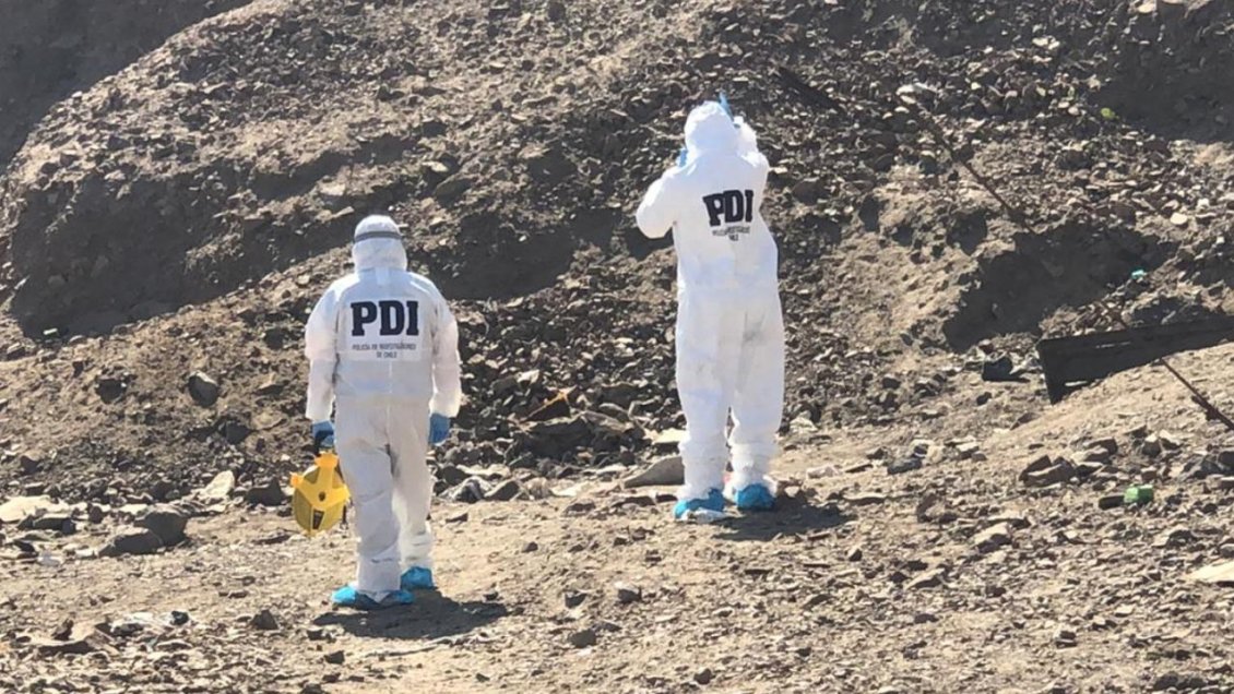 Mujer encontró cadáver en la falda de un cerro de Tocopilla