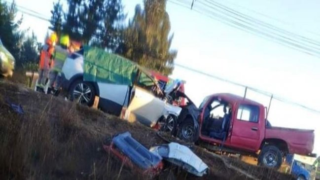 Dos enfermeras y un carabinero en retiro murieron en choque frontal en el Biobío